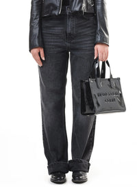 Alma Tote Bag M Nero - Corn