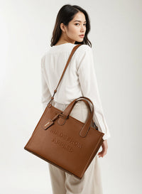 Alma Tote Bag L Cognac - Appel