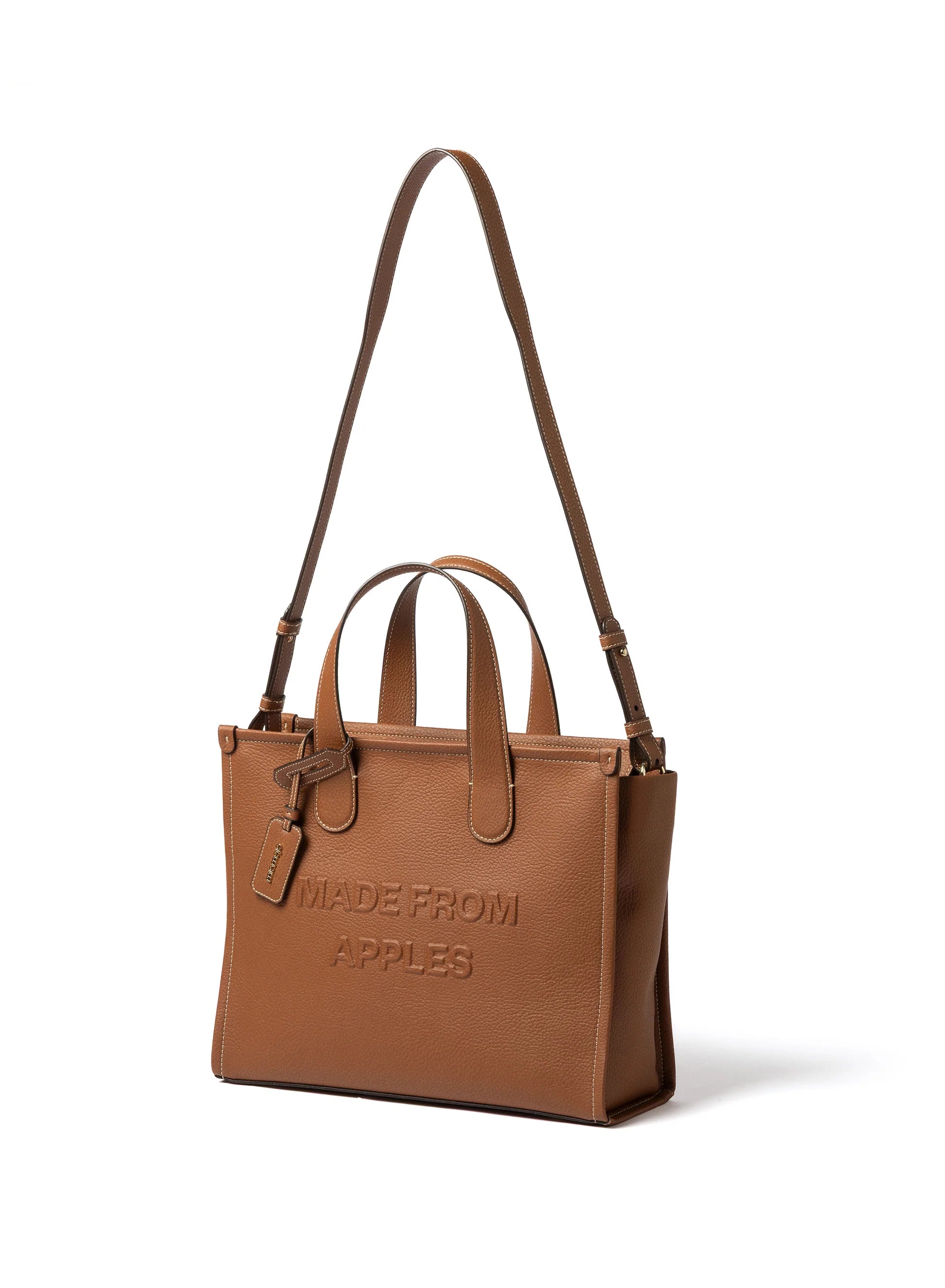 Alma Tote Bag L Cognac - Appel
