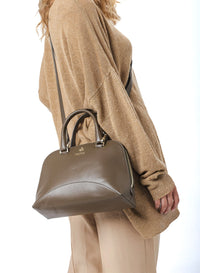 Isotta Bowler Bag Oliva - Corn