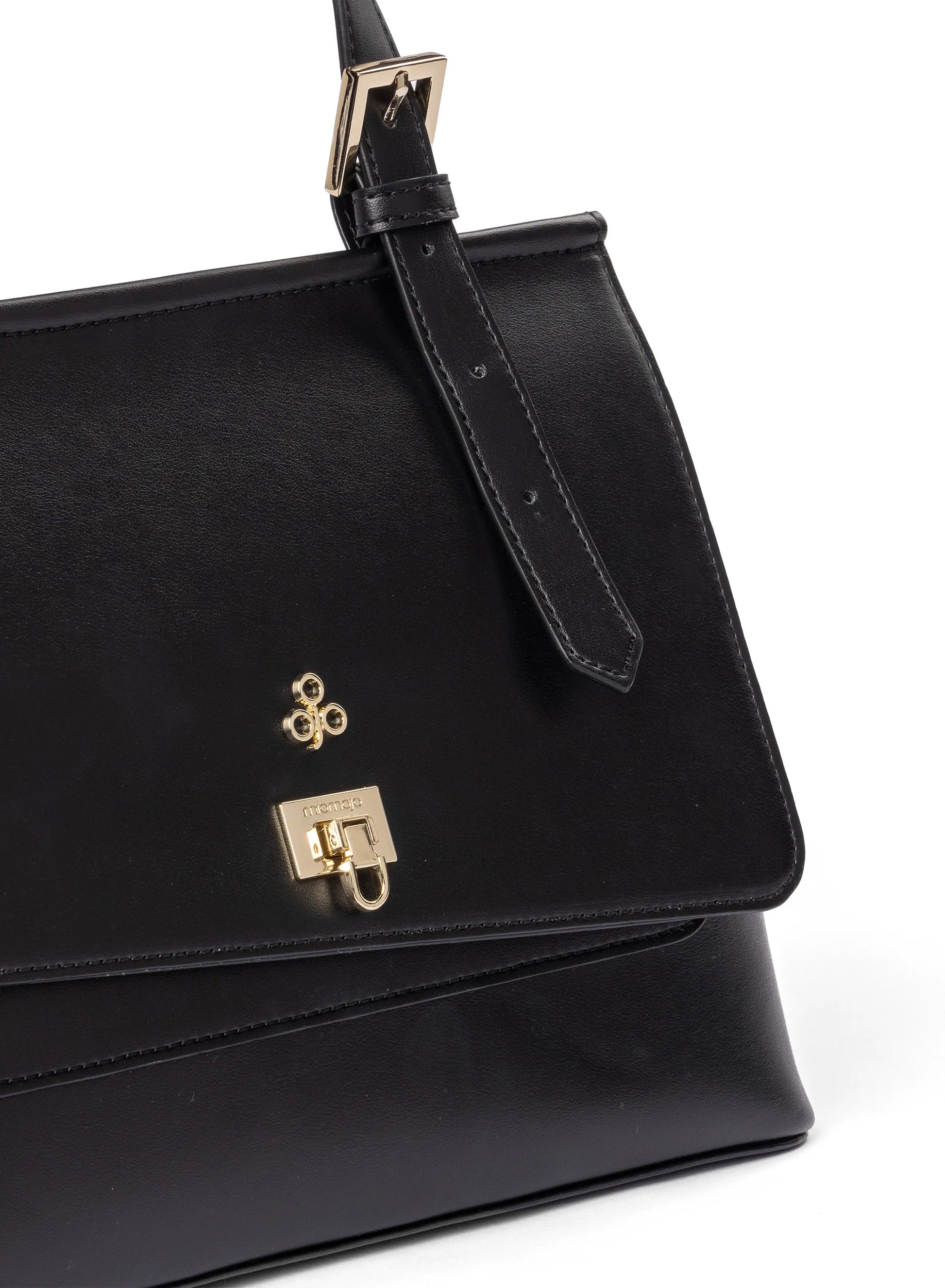 Tecla Handbag S Nero - Apple