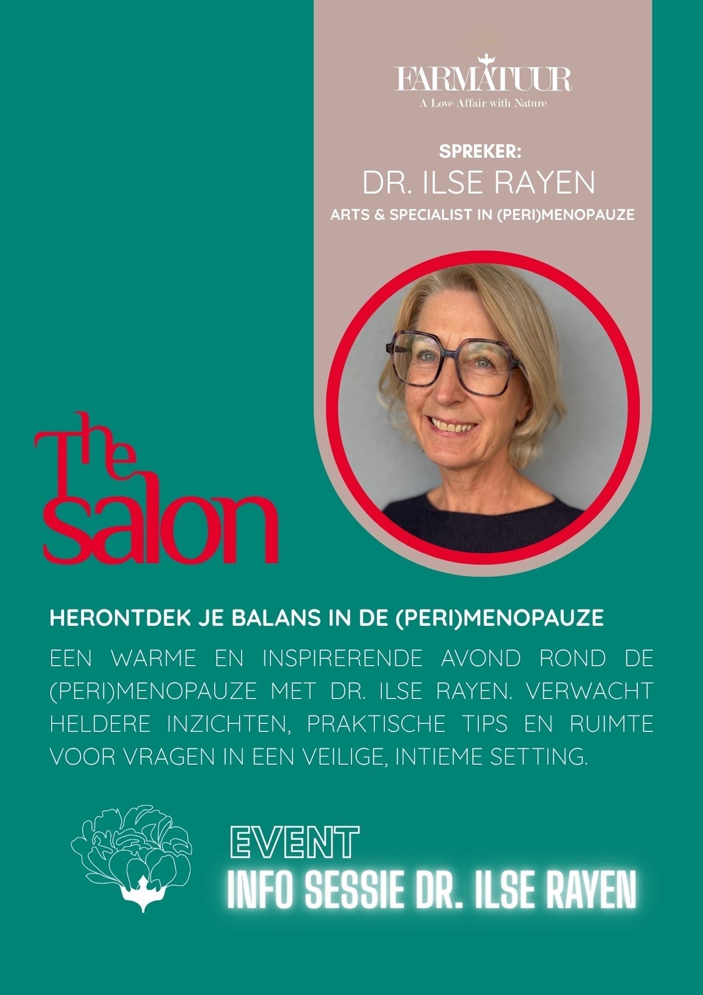 Salon Session: (Peri)Menopause by Dr. Ilse Rayen - Farmatuur