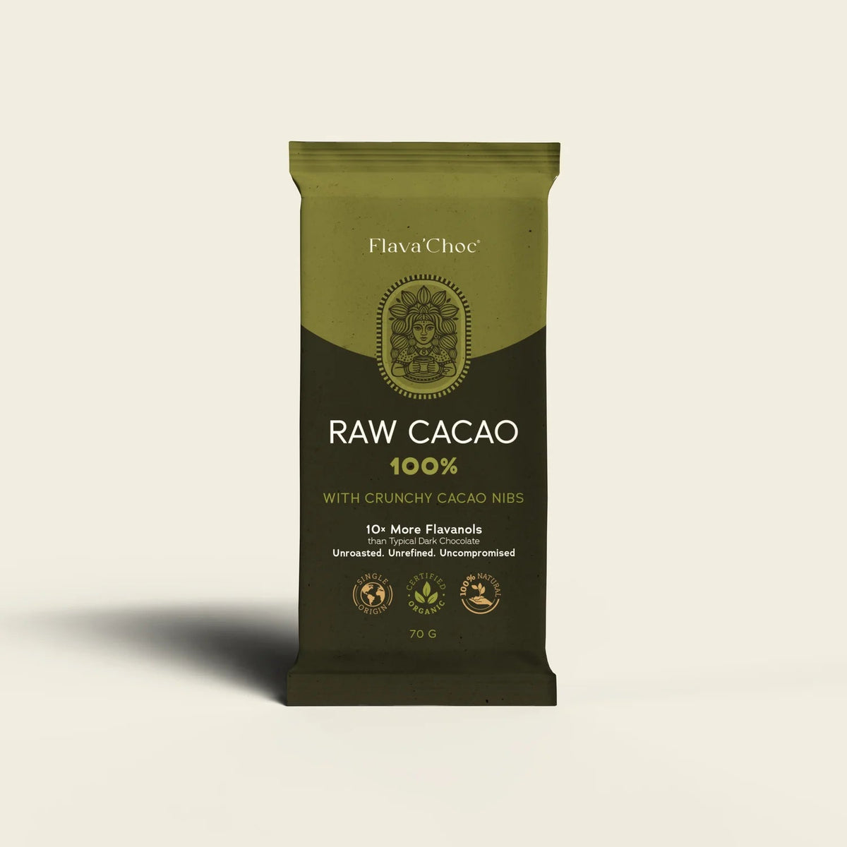 100% Unroasted Cacao Bar - Farmatuur