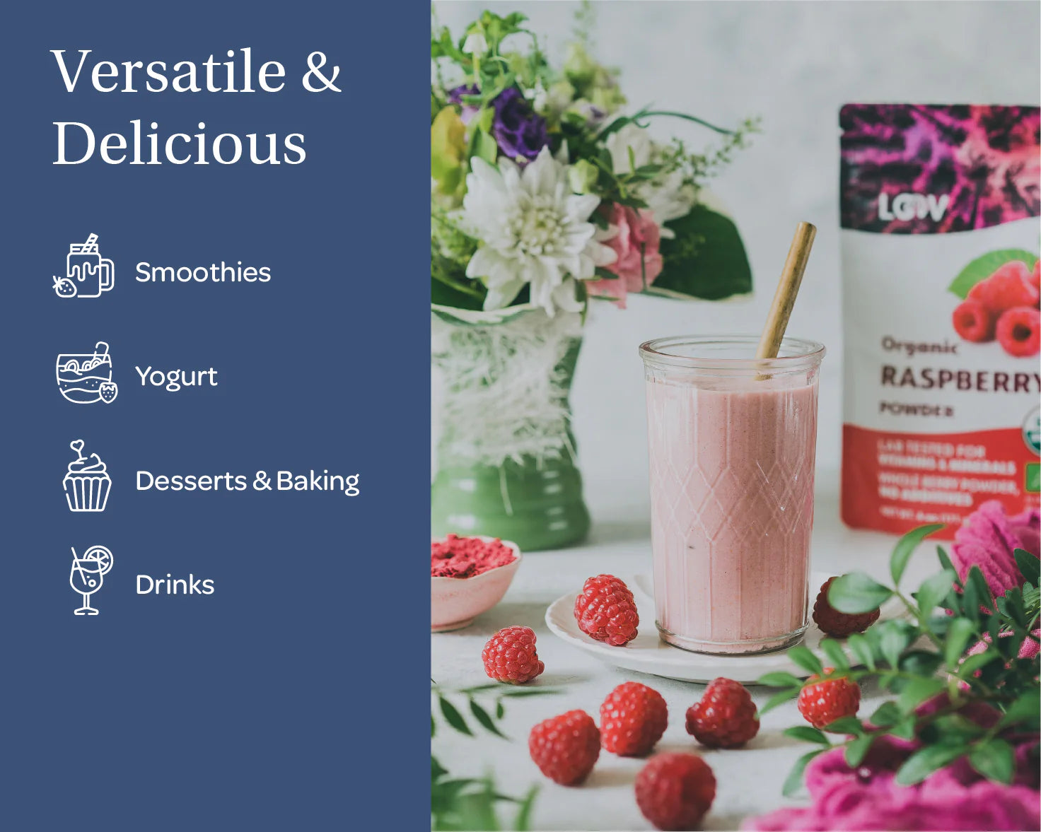 Organic Berry Powder - Freeze Dried Raspberries