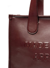 Alma Tote Bag L Prugna - Apple