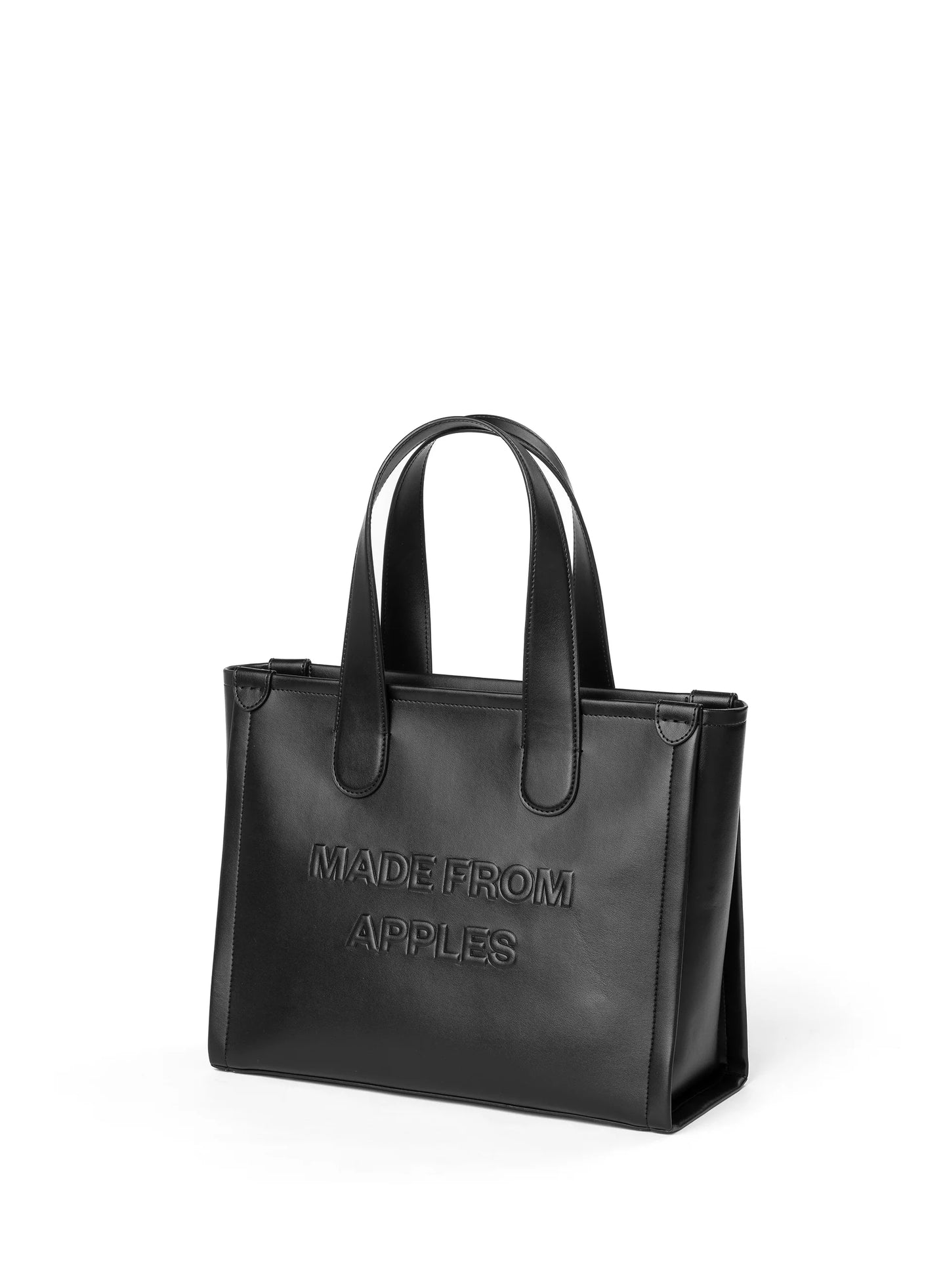 Alma Tote Bag L Nero - Apple