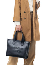 Alma Tote Bag L Nero - Apple