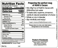 Keith's Cacao, de originele cacao van ceremoniële kwaliteit