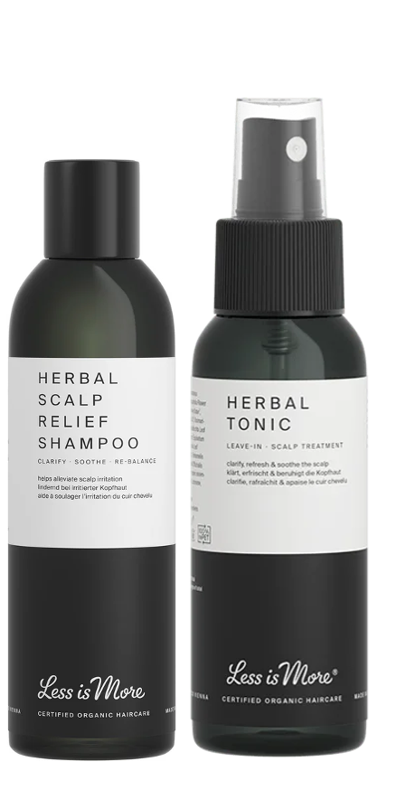 Kruidenshampoo voor hoofdhuidverlichting