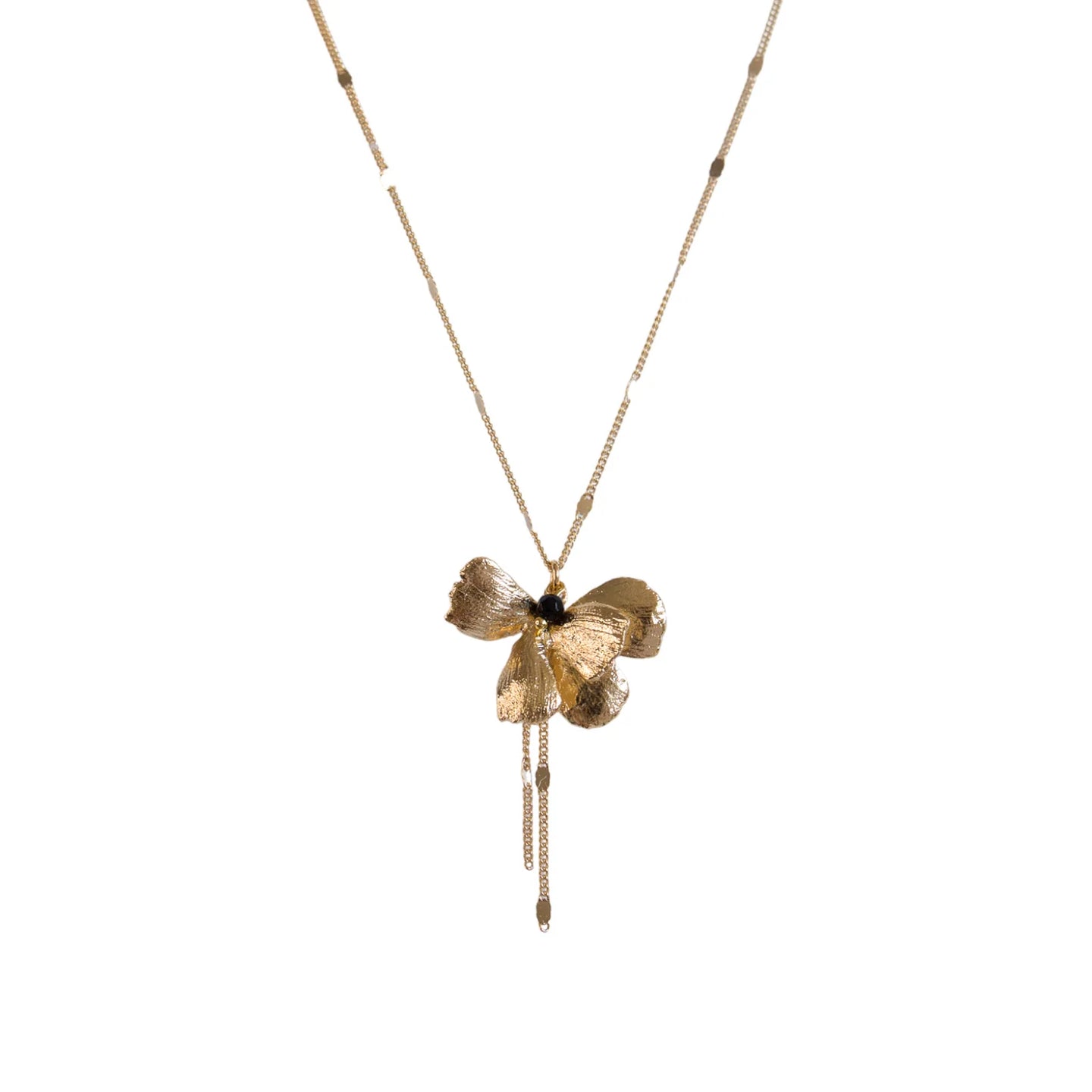 Pansy Gold Necklace