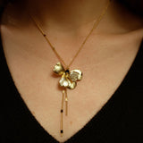 Pansy Gold Necklace