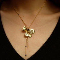 Pansy Gold Necklace