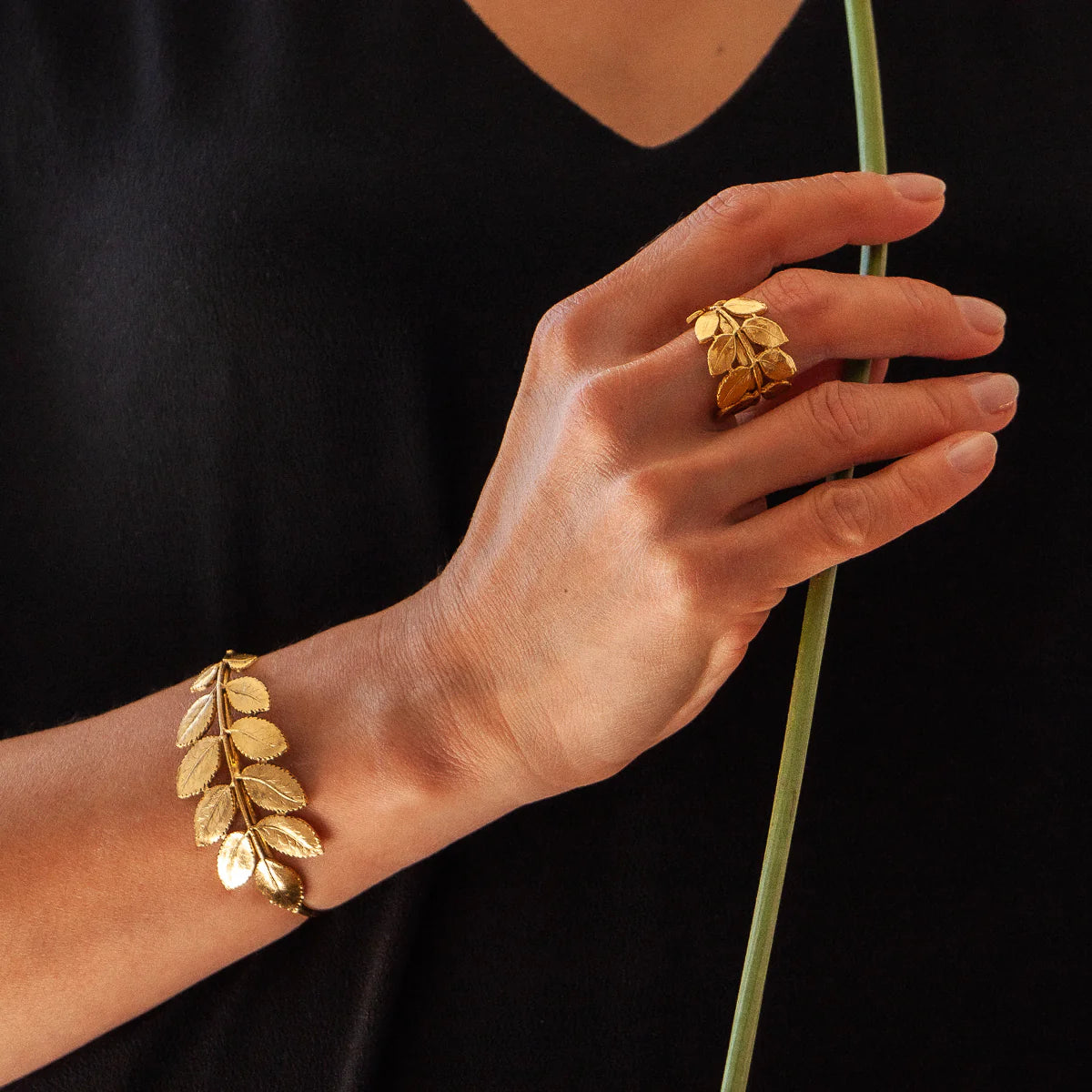 Acacia Leaf Ring