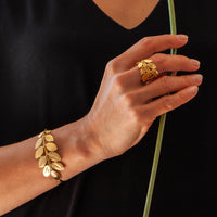 Acacia Leaf Ring