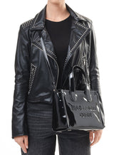 Alma Tote Bag M Nero - Corn