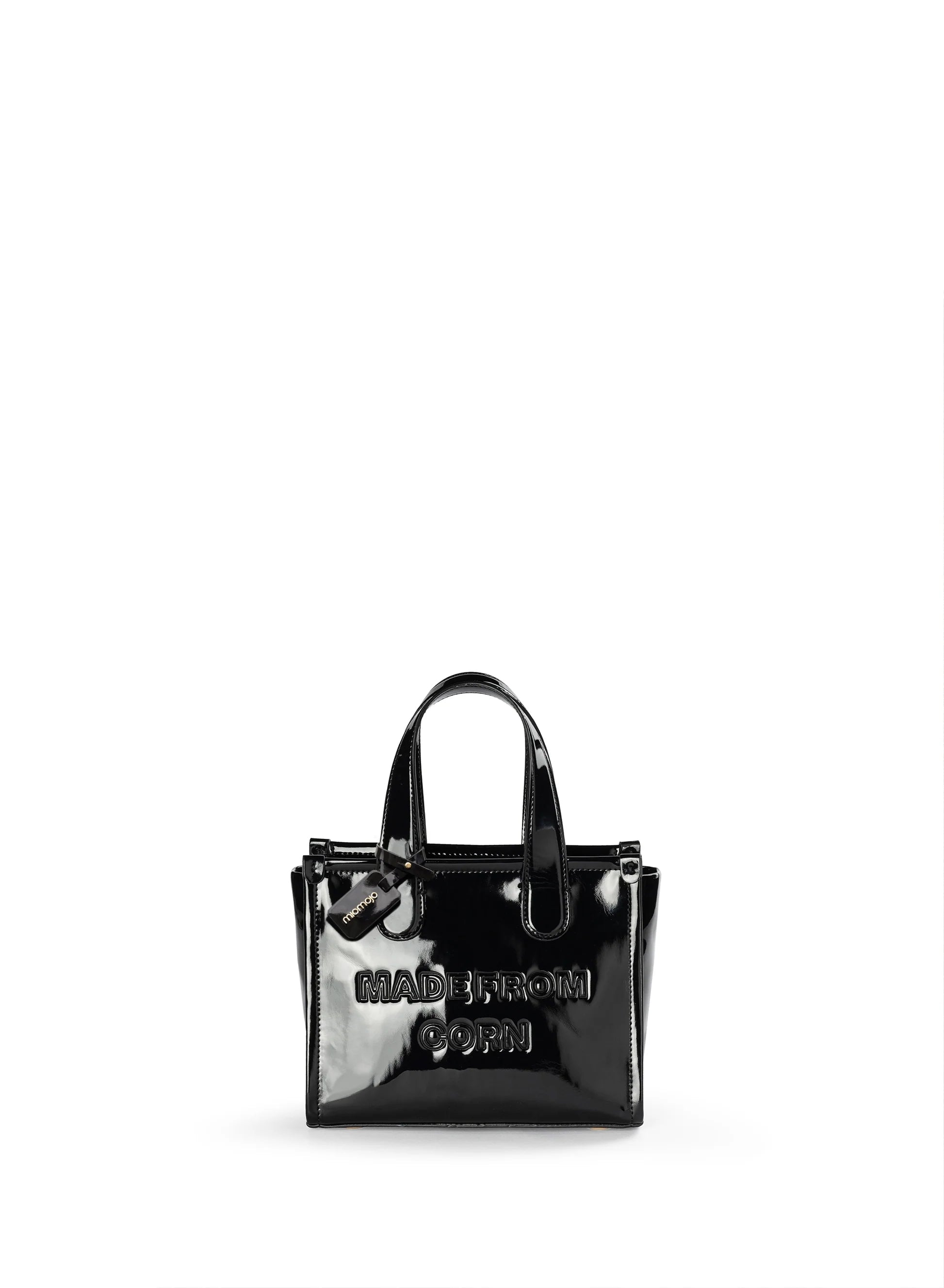 Alma Tote Bag M Nero - Corn - Farmatuur