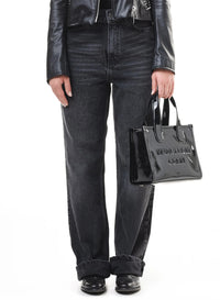 Alma Tote Bag M Nero - Corn - Farmatuur