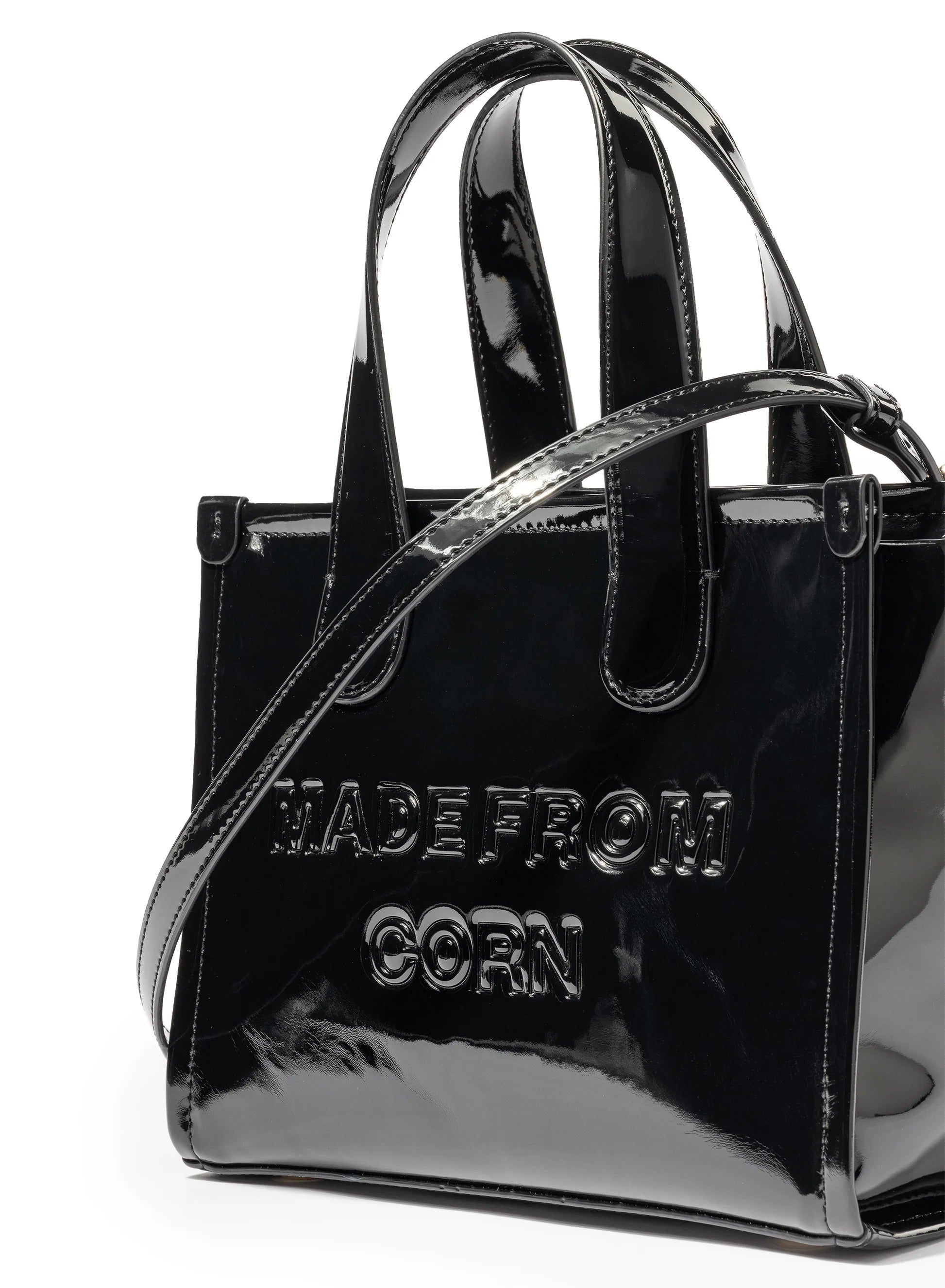 Alma Tote Bag M Nero - Corn - Farmatuur