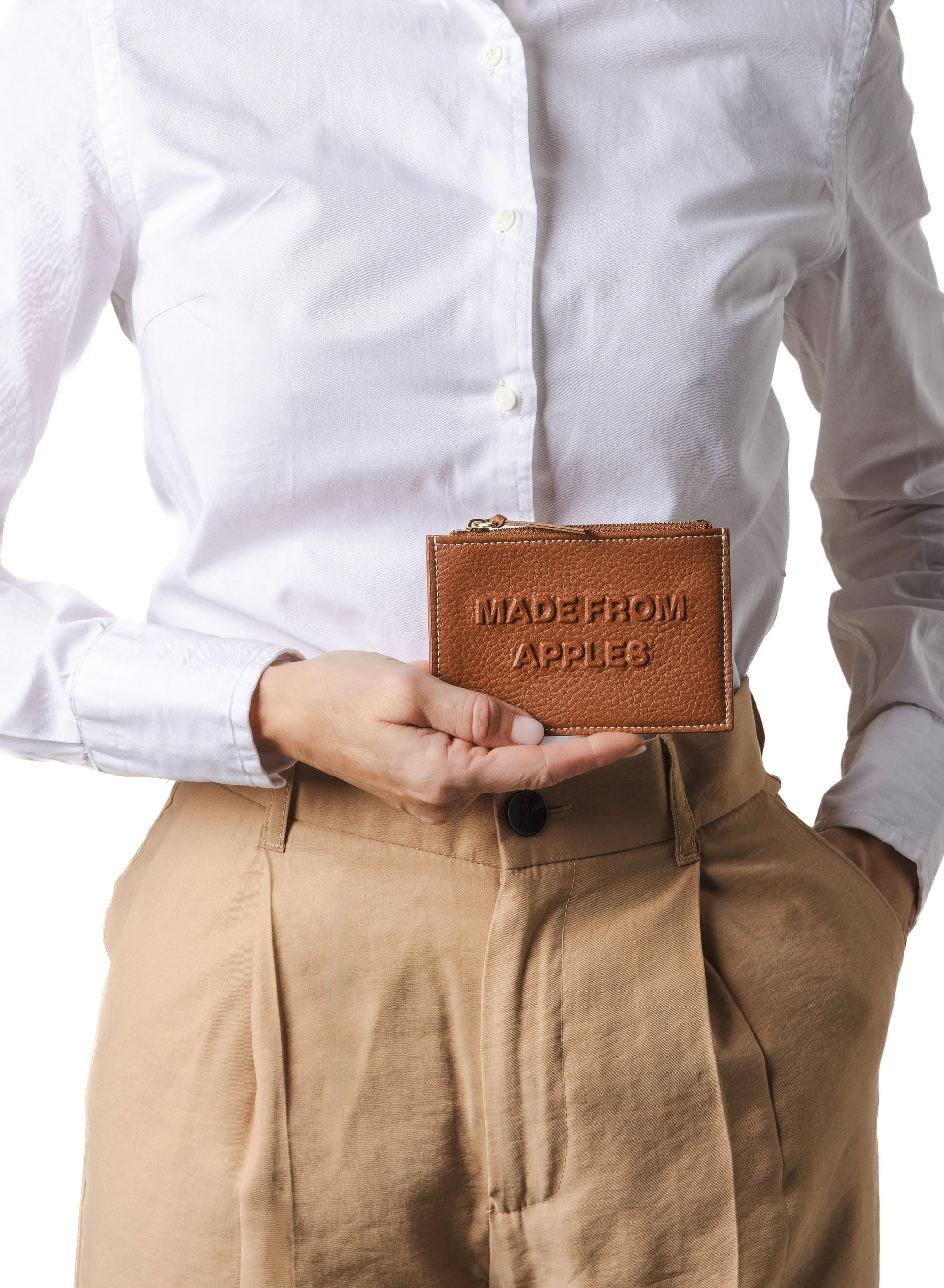 Ava Card Holder Cognac - Apple - Farmatuur