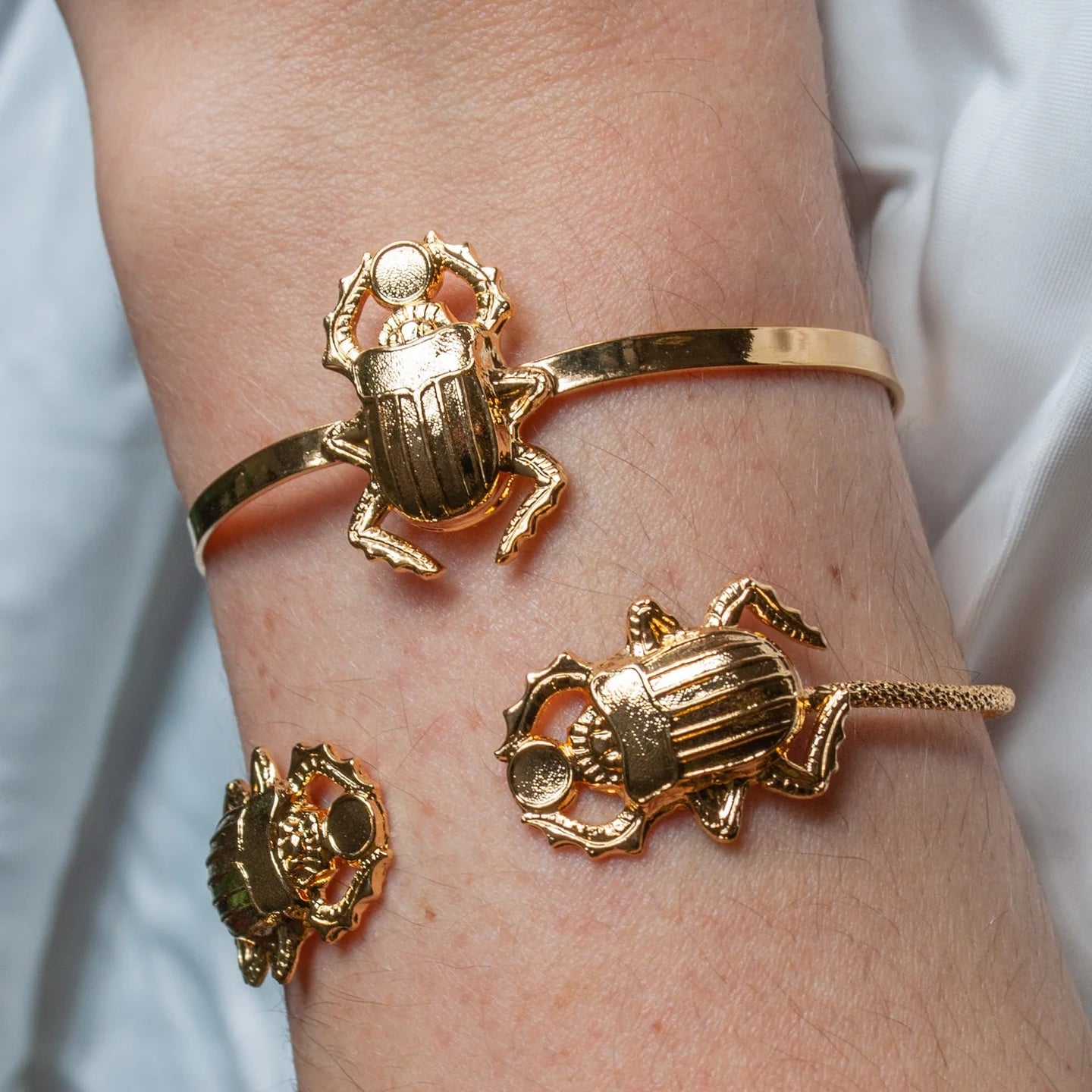 Bracelet Scarabées (double) - Farmatuur