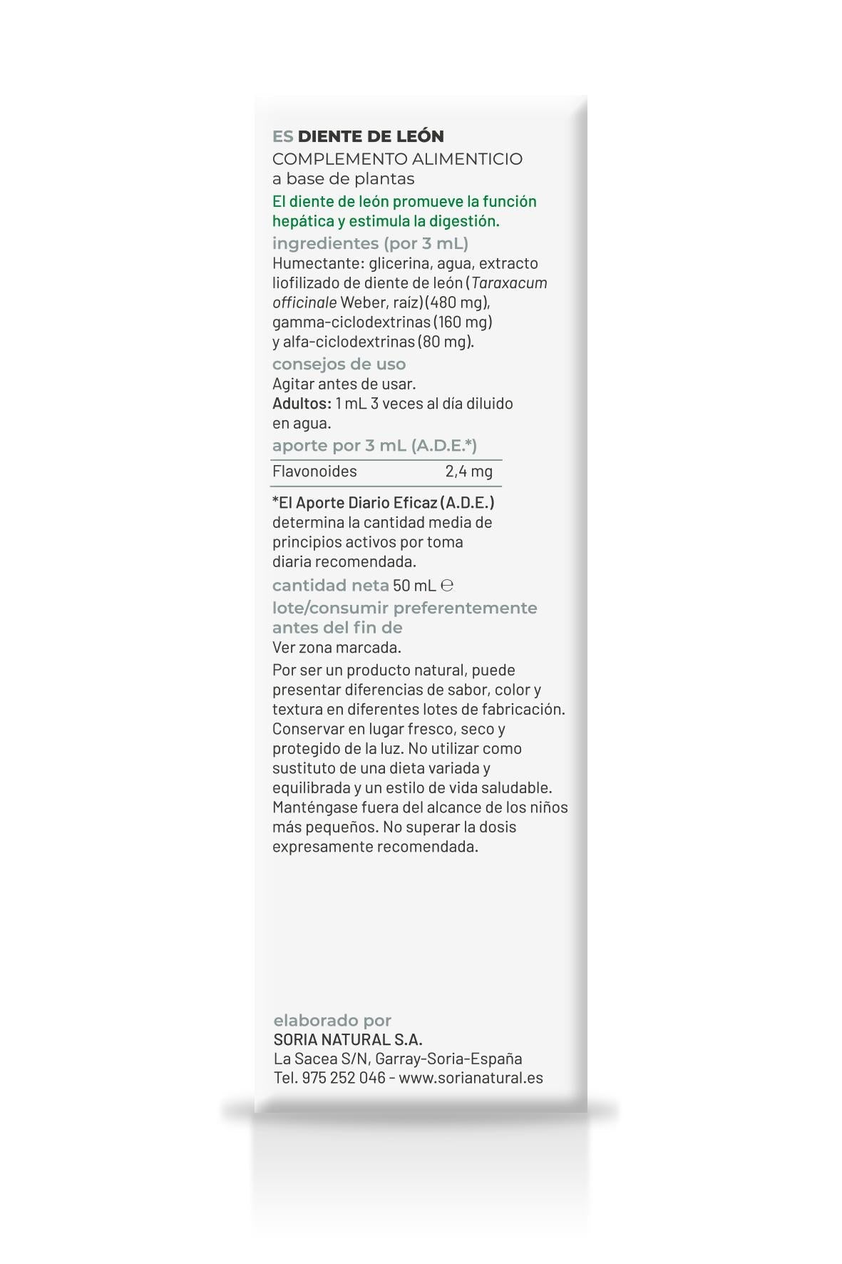 Dandelion Extract - Diuretic, depurative and digestive properties - Farmatuur