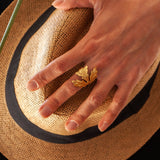 Ella Maple Leaf Ring - Farmatuur