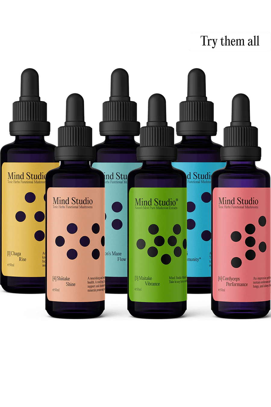 Full Pack - Mushroom Liquid Extracts - Farmatuur