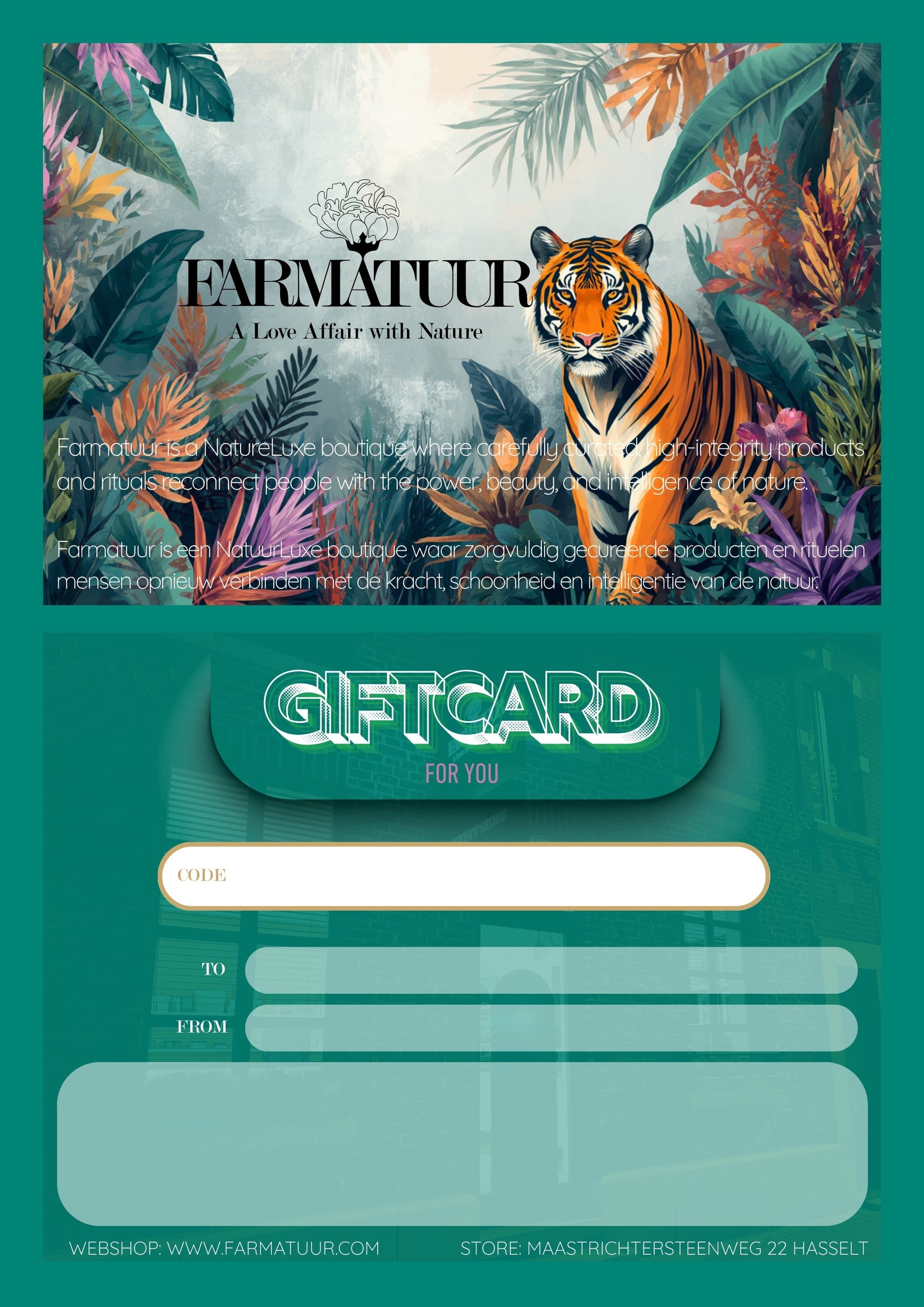 GIFTCARD - Farmatuur