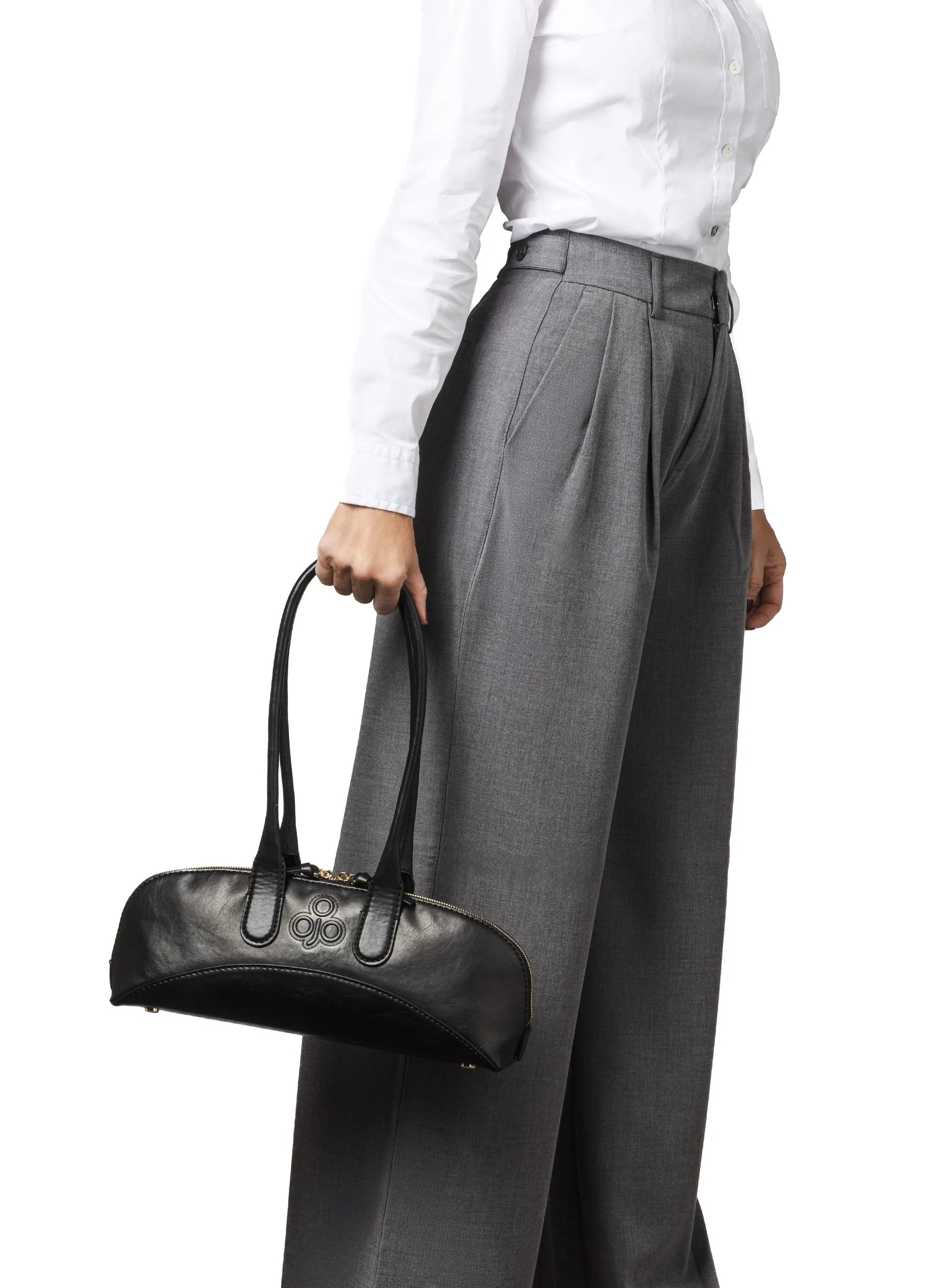 Gilda Baguette Bag Black - Olive - Farmatuur