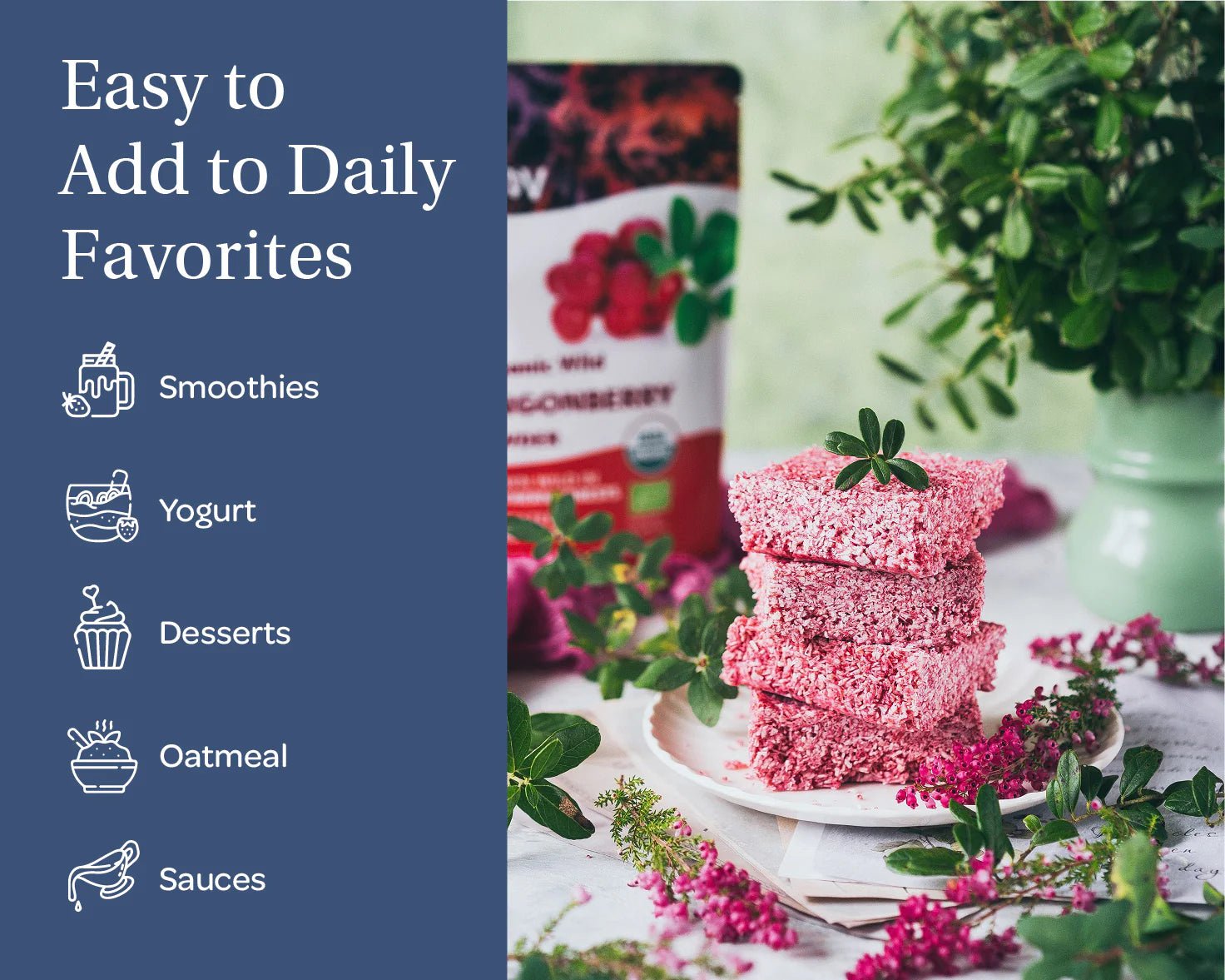 Lingonberry Powder - Freeze Dried Lingonberries - Farmatuur