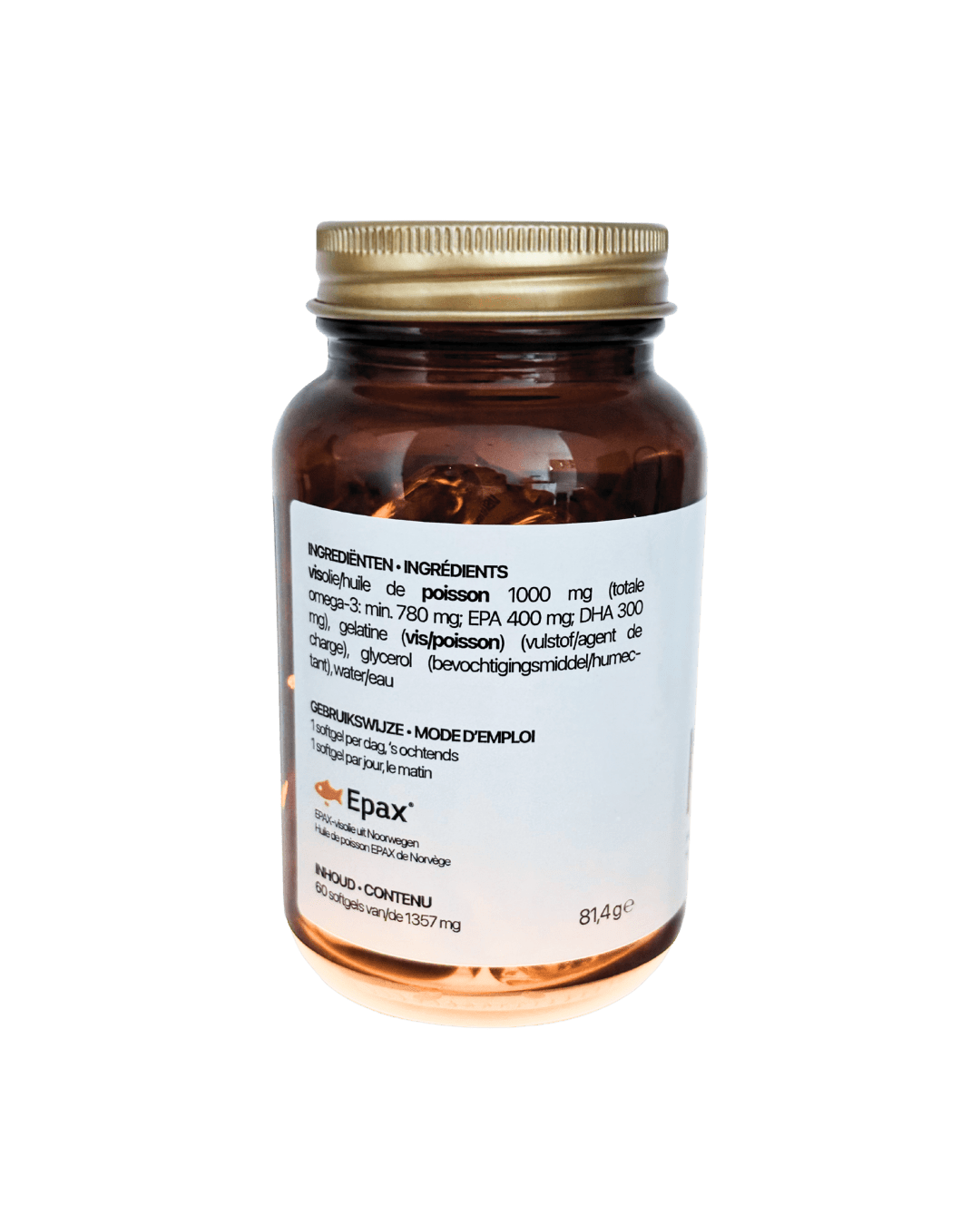 Omega-3 Fish Oil EPAX 1000 mg 60 Caps - Farmatuur