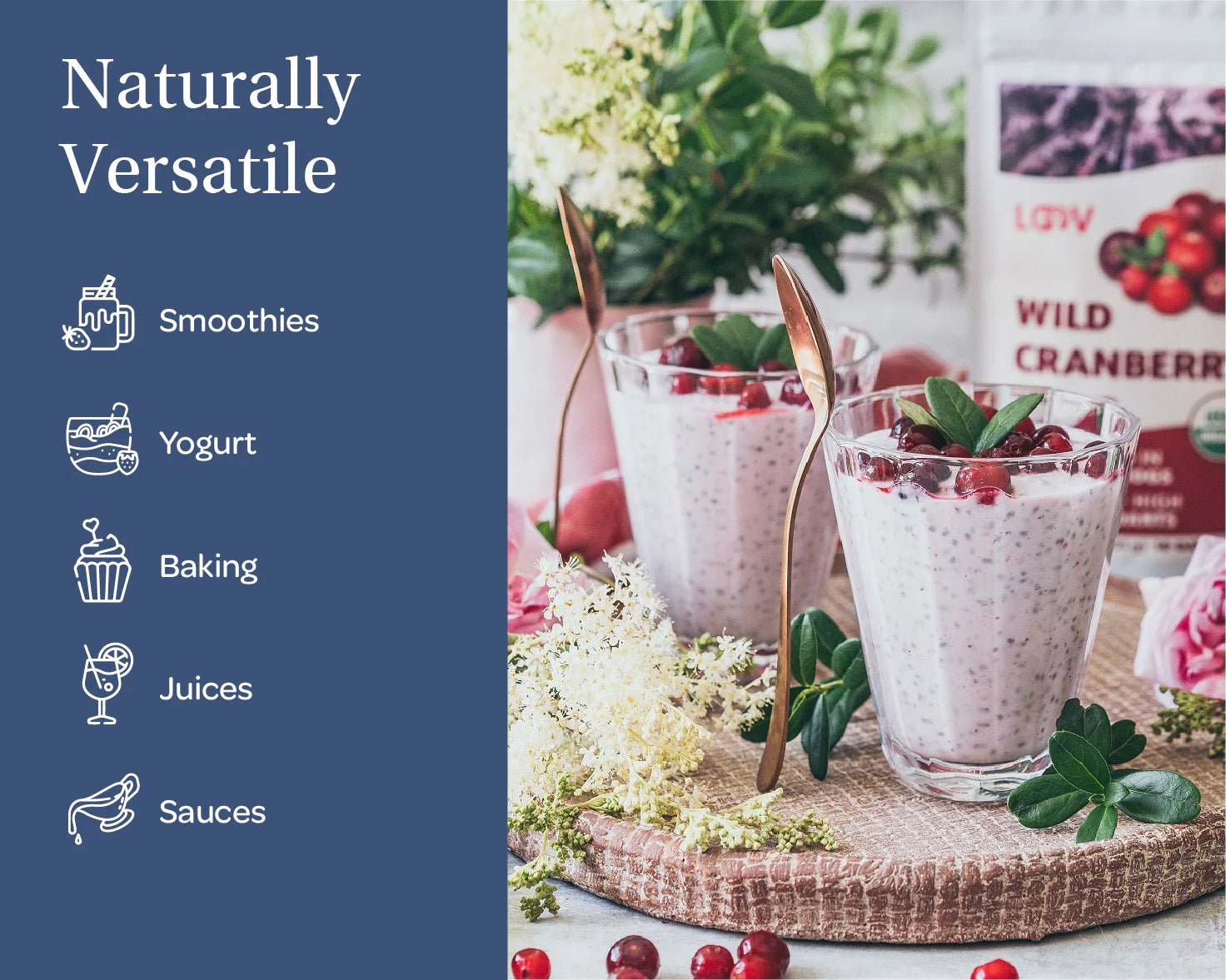 Organic Cranberry Powder - Freeze Dried Cranberries - Farmatuur