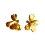 Pansy Gold Earrings - Farmatuur