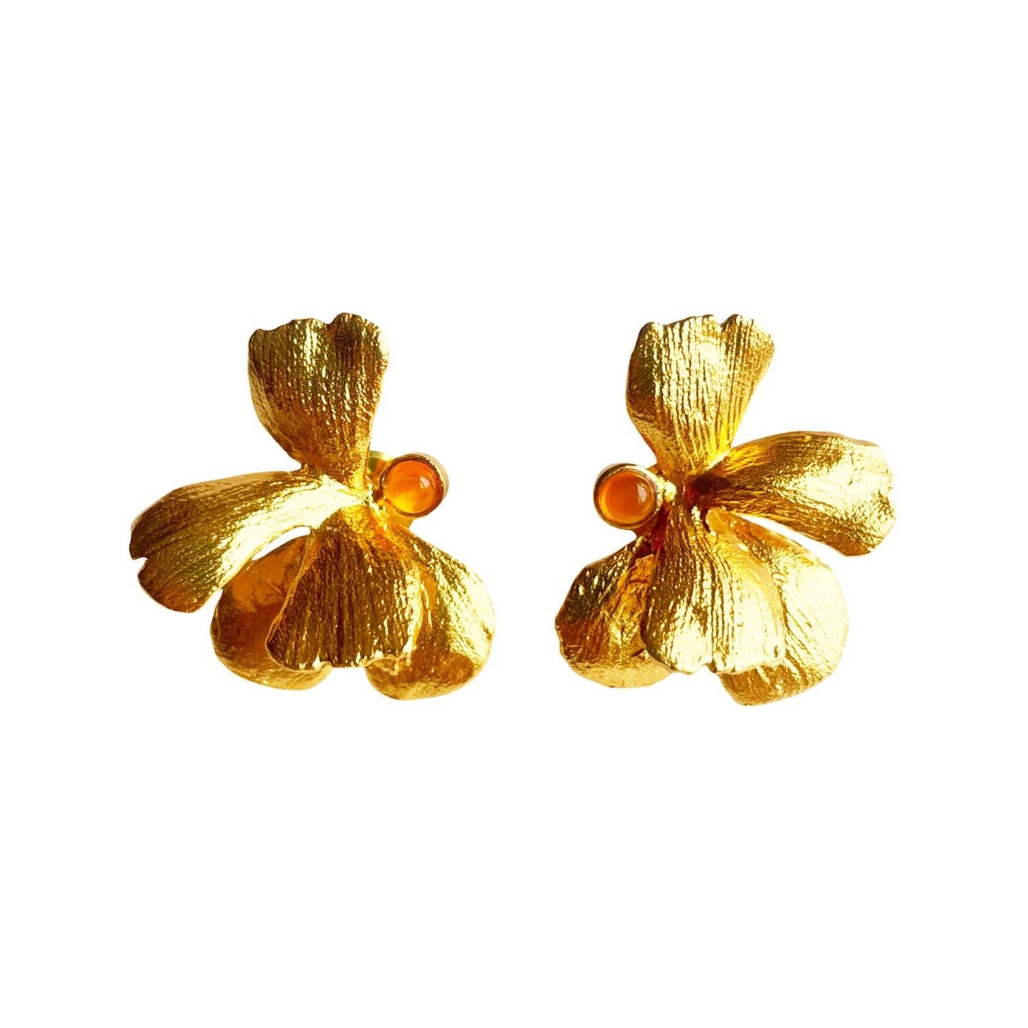 Pansy Gold Earrings - Farmatuur