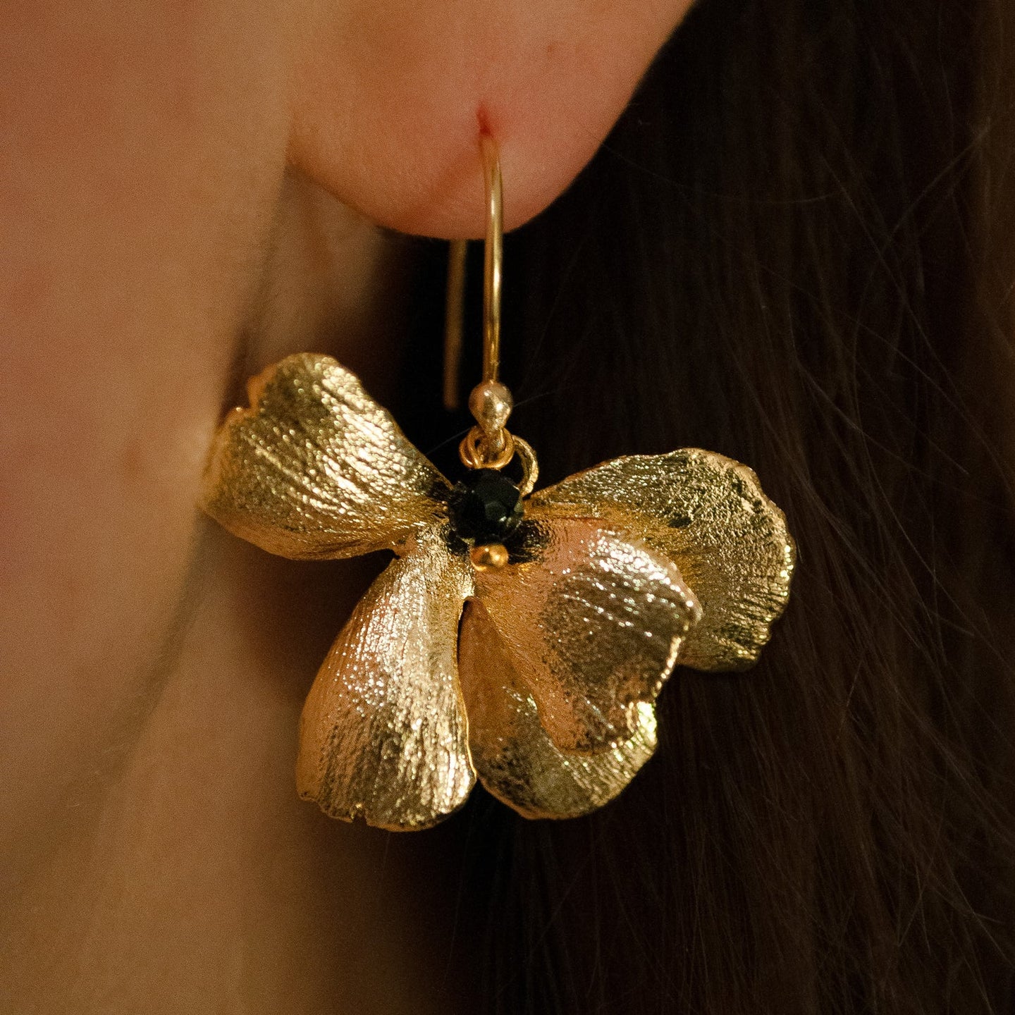 Pansy Earrings