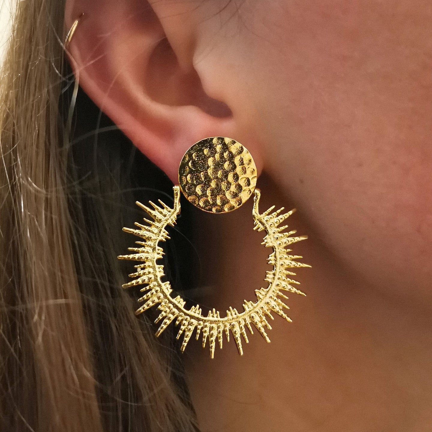 Soleil Gold Earrings