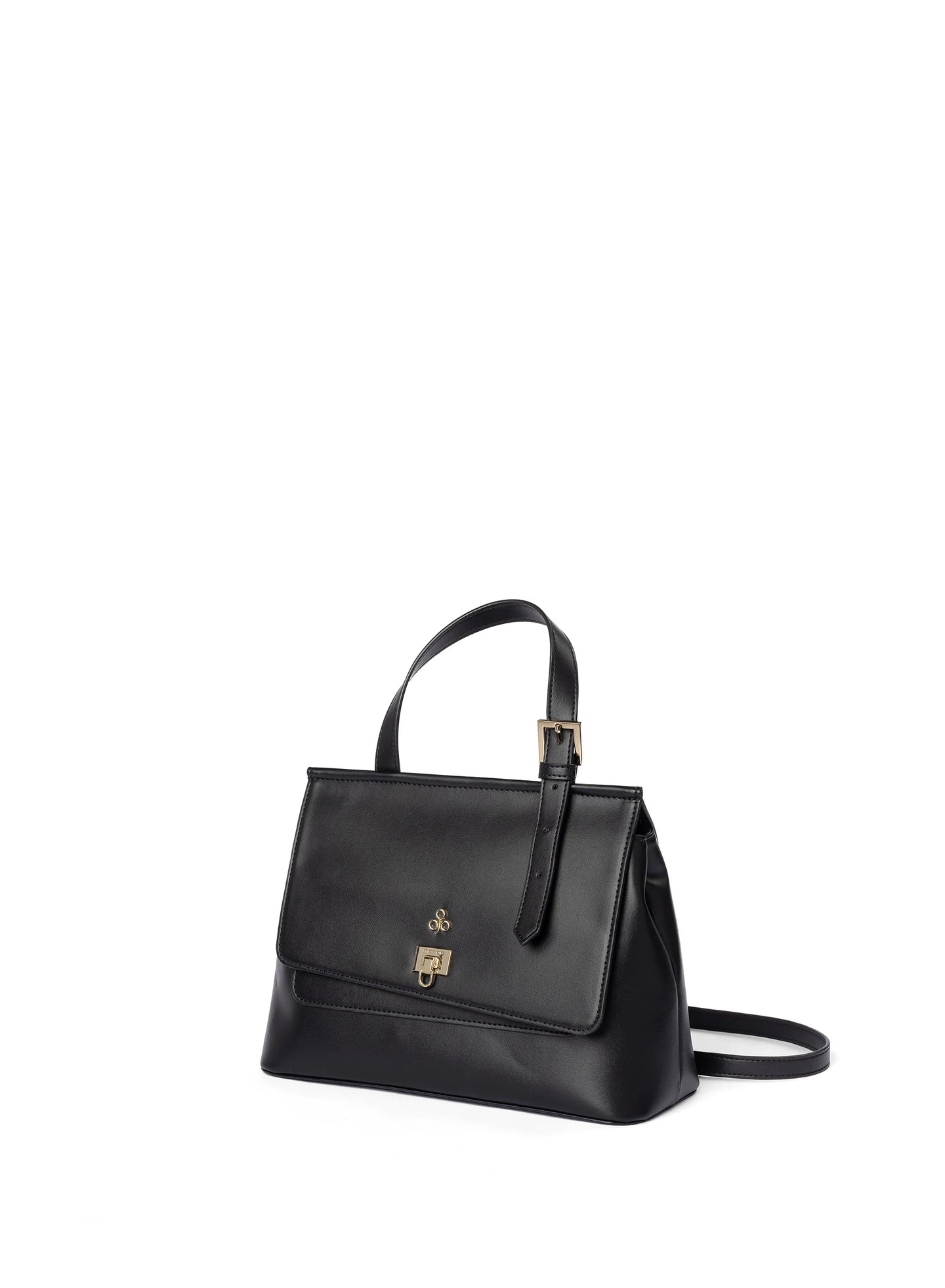 Tecla Handbag S Nero - Apple