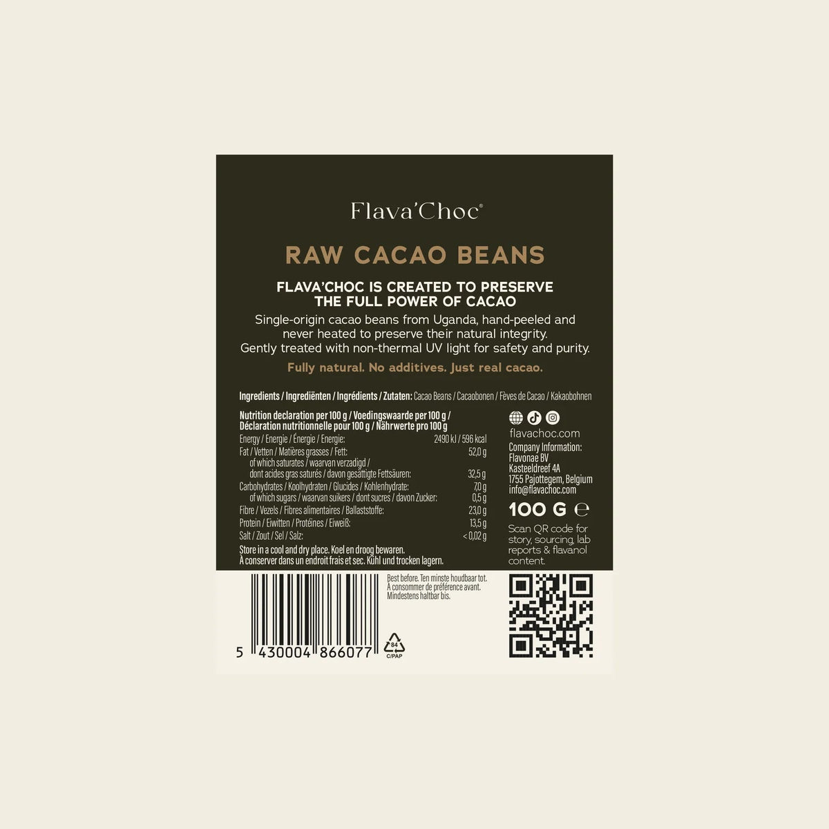 Unroasted Cacao Beans - Farmatuur
